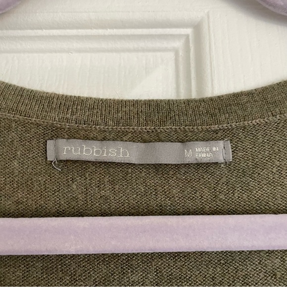 Women’s Nordstrom BP Rubbish Angora Blend 3/4 Length Sweater - Olive - Picture 4 of 8